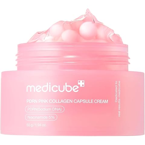 PDRN Pink Serum, 10000ppm Salmon DNA, Niacinamide & Peptides, 1.52 fl oz